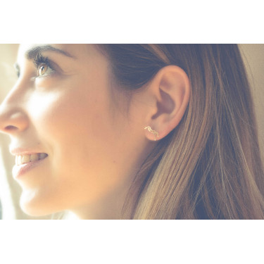 Pendientes Pénélope Milly Dorado Oro