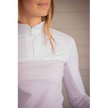 Polo PENELOPE - Debbie Blanc - Rose Polo PENELOPE - Debbie Blanc - Rose