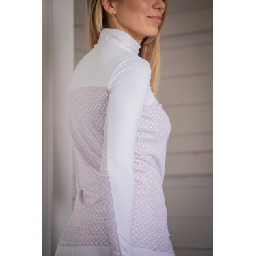 Polo PENELOPE - Debbie Blanc - Rose Polo PENELOPE - Debbie Blanc - Rose