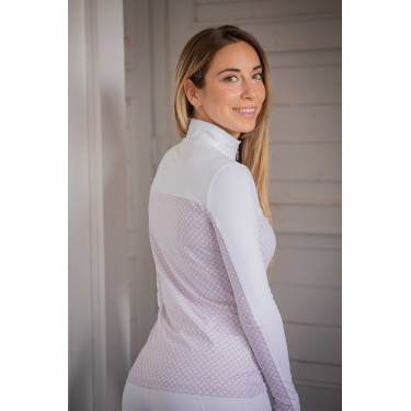 Polo PENELOPE - Debbie Blanc - Rose Polo PENELOPE - Debbie Blanc - Rose