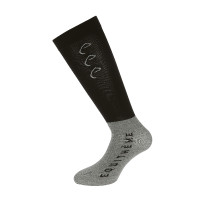 Calcetines Equi-Theme Compet Negro / gris claro Calcetines Equi-Theme Compet Negro / gris claro