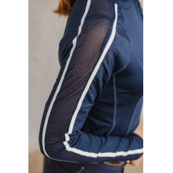 Camiseta EQUITHÈME Originals - Mélodie Marino Azul marino