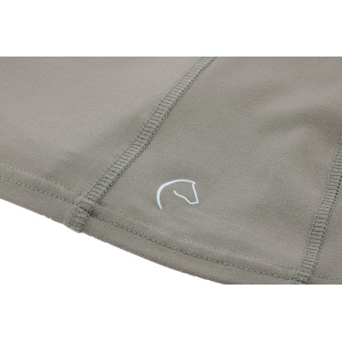 Camiseta EQUITHÈME Originals - Mélodie Gris pardo Marr&amp;oacute;n