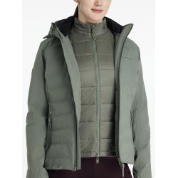 Chaqueta Híbrida Impermeable LeMieux Brooke mujer Romero Verde