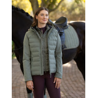 Chaqueta Híbrida Impermeable LeMieux Brooke mujer Ceniza Azul marino