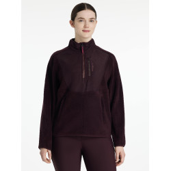Chaqueta polar híbrida LeMieux Clara Ciruela damascena Violeta