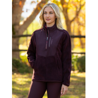 Chaqueta polar híbrida LeMieux Clara Ciruela damascena Violeta Chaqueta polar híbrida LeMieux Clara Ciruela damascena Violeta