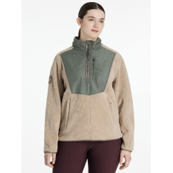 Chaqueta polar híbrida LeMieux Clara Romero Verde