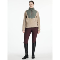 Chaqueta polar híbrida LeMieux Clara Ciruela damascena Violeta