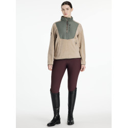 Chaqueta polar híbrida LeMieux Clara Romero Verde