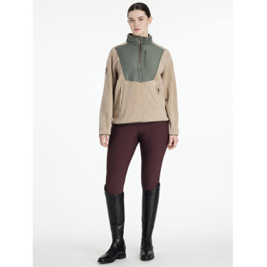 Chaqueta polar híbrida LeMieux Clara Romero Verde