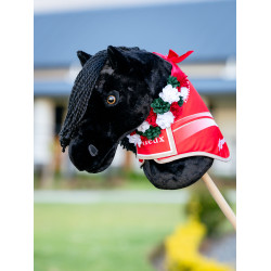 Cinturón navideño Hobby Horse LeMieux con flores Roja Rojo Cinturón navideño Hobby Horse LeMieux con flores Roja Rojo