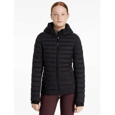 Plumífero con capucha LeMieux Milly Young Rider Negro