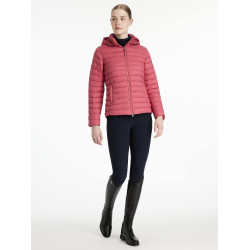 Chaqueta acolchada con capucha LeMieux Tilly mujer Arándano Rosa