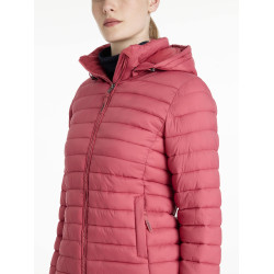 Chaqueta acolchada con capucha LeMieux Tilly mujer Arándano Rosa