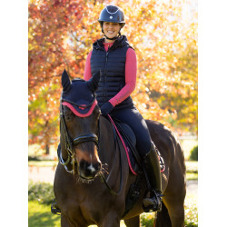 Chaleco sin mangas con capucha LeMieux Tilly para mujer Marino Azul marino