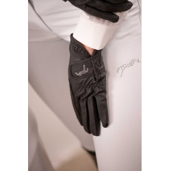 Guantes de equitación PENELOPE Prisma Negro Guantes de equitación PENELOPE Prisma Negro