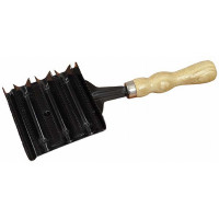 Almohaza métalica T de T Madera Beige