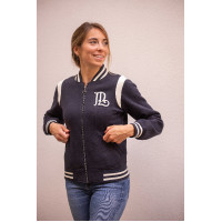 Sudadera PENELOPE University Marino / blanco roto