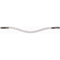 Frontalera strass 4 filas T de T Habano osccura / plata Marrón Frontalera strass 4 filas T de T Habano osccura / plata Marrón