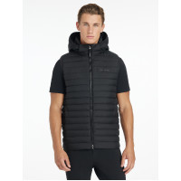 Chaleco acolchado sin mangas con capucha LeMieux para hombre Negro Chaleco acolchado sin mangas con capucha LeMieux para hombre Negro