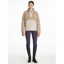 Capa base Young Rider LeMieux Tammy Teddy de forro polar Almendra Marrón Capa base Young Rider LeMieux Tammy Teddy de forro polar Almendra Marrón