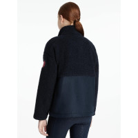 Capa base Young Rider LeMieux Tammy Teddy de forro polar Almendra Marr&amp;amp;amp;oacute;n