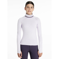 Camiseta interior Young Rider LeMieux Savannah de cuello alto Lila