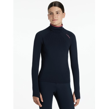 Camiseta interior Young Rider LeMieux Savannah de cuello alto Marino Azul marino