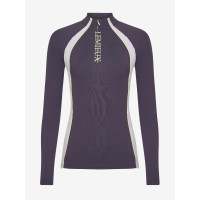 Camiseta interior LeMieux de malla Philippa para mujer Enebro Violeta Camiseta interior LeMieux de malla Philippa para mujer Enebro Violeta