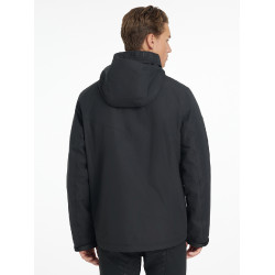 Abrigo de equitación impermeable para hombre LeMieux Team Negro Abrigo de equitación impermeable para hombre LeMieux Team Negro