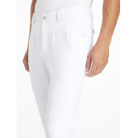 Pantalón de equitación LeMieux para hombre con fondo de silicona clásico Blanco