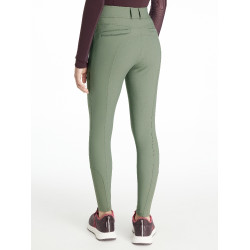 Pantalón de equitación con asiento de silicona Young Rider LeMieux Izzy Romero Verde