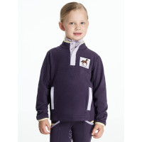 Forro polar con botones a presión Mini LeMieux Mae Enebro Violeta Forro polar con botones a presión Mini LeMieux Mae Enebro Violeta