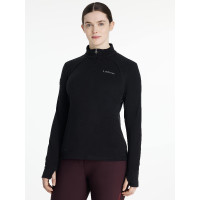 Forro polar con cuello de cremallera LeMieux Frances para mujer Negro Forro polar con cuello de cremallera LeMieux Frances para mujer Negro
