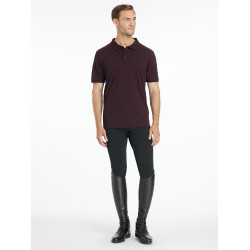 Polo clásico LeMieux hombre Ciruela damascena Violeta