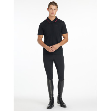 Polo Performance LeMieux hombre Negro