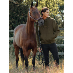 Sudadera con capucha LeMieux hombre Alpino Marrón