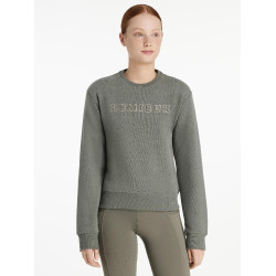 Sudadera de cuello redondo Young Rider LeMieux Carmen Romero Verde