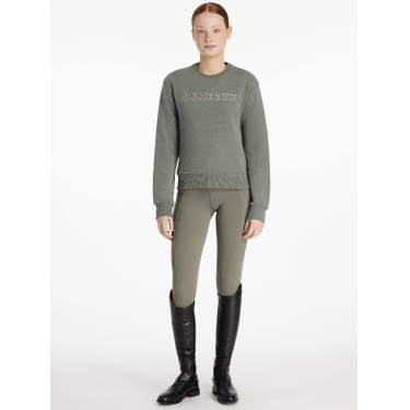 Sudadera de cuello redondo Young Rider LeMieux Carmen Romero Verde