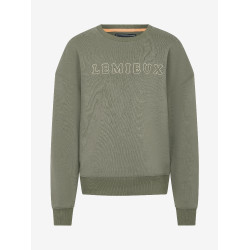 Sudadera de cuello redondo Young Rider LeMieux Carmen Romero Verde