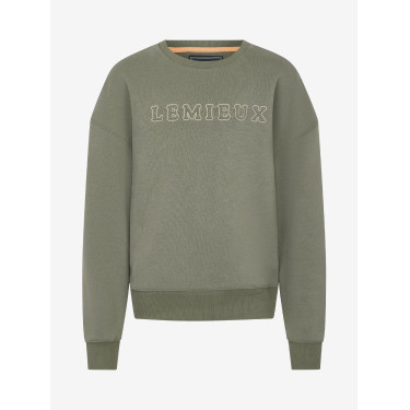 Sudadera de cuello redondo Young Rider LeMieux Carmen Romero Verde