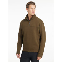 Sudadera con cremallera LeMieux para hombre Alpino Marrón Sudadera con cremallera LeMieux para hombre Alpino Marrón