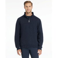 Sudadera con cremallera LeMieux para hombre Marino Azul marino