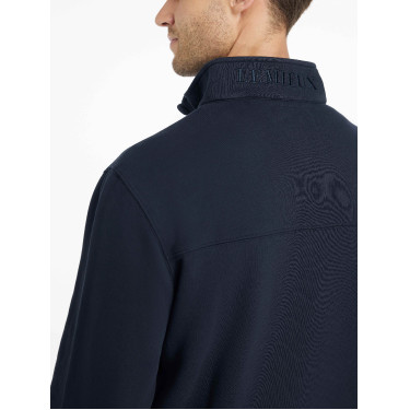 Sudadera con cremallera LeMieux para hombre Marino Azul marino