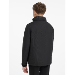 Chaqueta de equitación impermeable Team Young Rider para niño negra Negro Chaqueta de equitación impermeable Team Young Rider para niño negra Negro