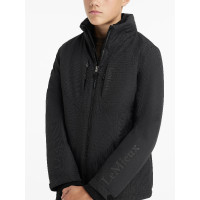 Chaqueta de equitación impermeable Team Young Rider para niño negra Negro Chaqueta de equitación impermeable Team Young Rider para niño negra Negro