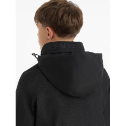 Chaqueta de equitación impermeable Team Young Rider para niño negra Negro Chaqueta de equitación impermeable Team Young Rider para niño negra Negro