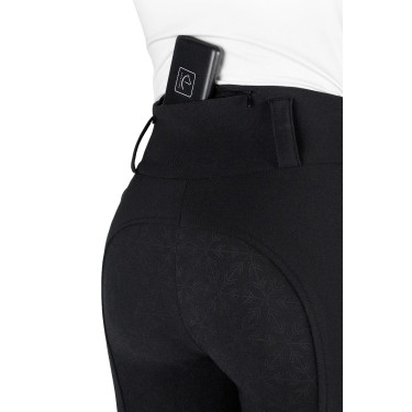 Pantalón calefactable EQUITHÈME Heated - Sierra Negro