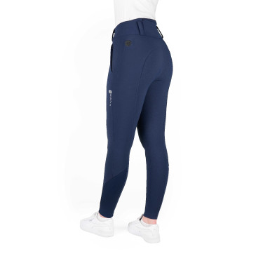 Pantalón calefactable EQUITHÈME Heated - Sierra Marino Azul marino